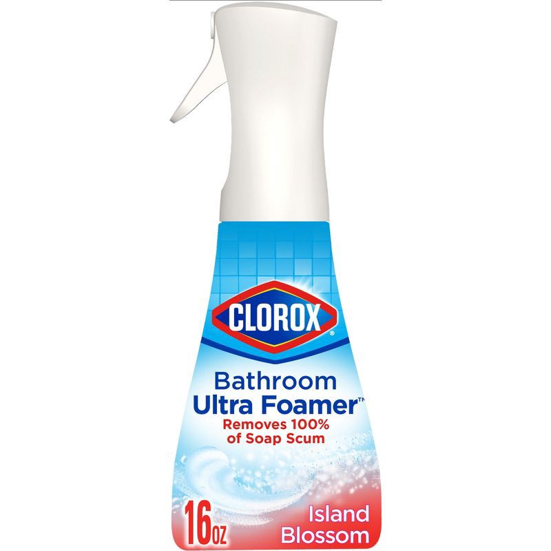 slide 1 of 11, Clorox Island Blossom Ready-to-Use Bathroom Foamer - 16oz, 16 oz