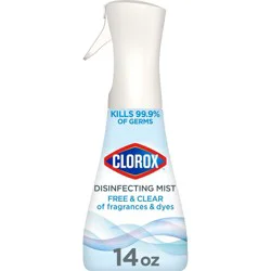 Clorox Free & Clear Ready-to-Use Disinfecting Mist - 14 fl oz