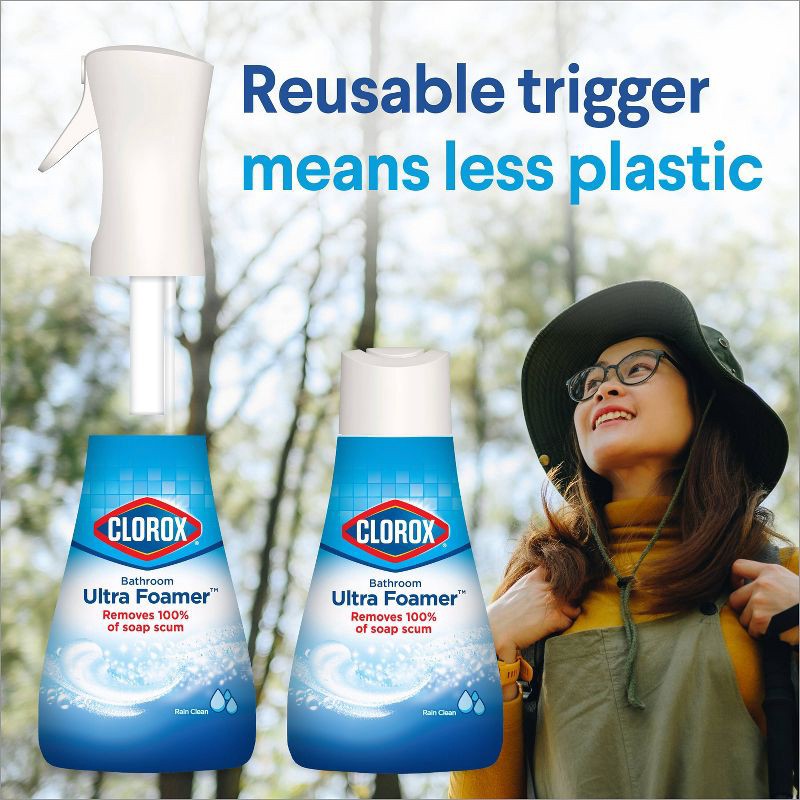slide 9 of 16, Clorox Rain Clean Ready-to-Use Bathroom Foamer - 16 fl oz, 16 fl oz