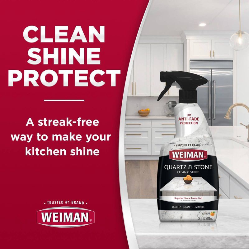 slide 2 of 8, Weiman Quartz Clean & Shine All Purpose Cleaner - 24 fl oz, 24 fl oz