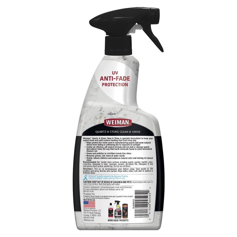 Weiman Quartz Clean & Shine All Purpose Cleaner 24 fl oz 24 fl oz Shipt