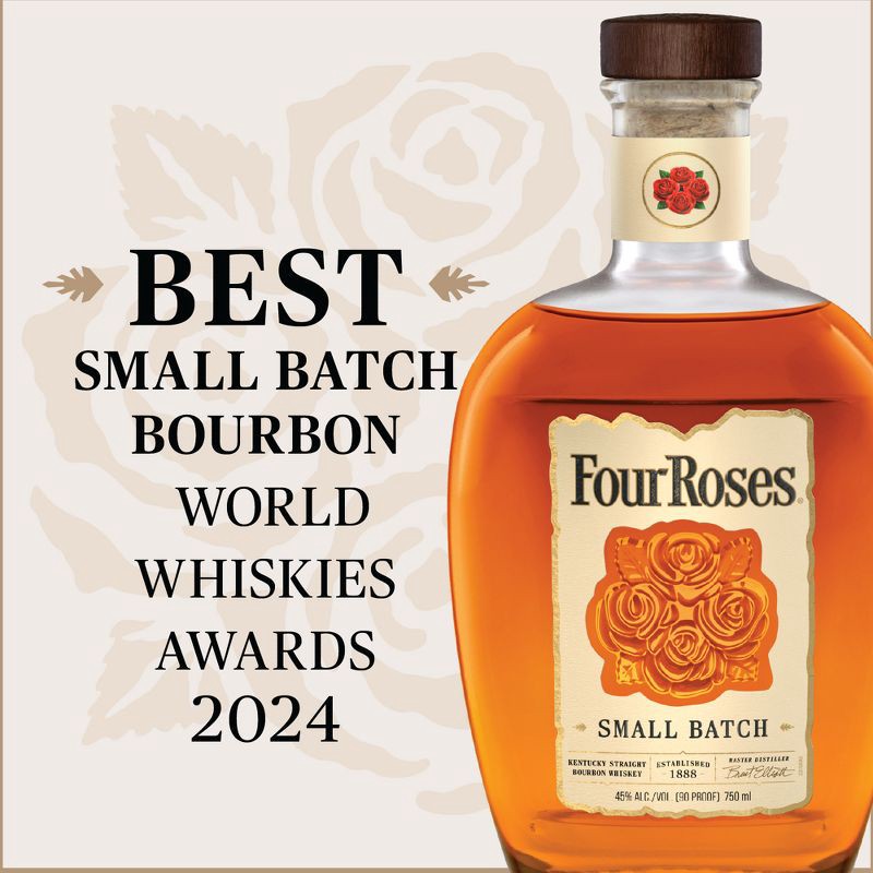 slide 2 of 2, Four Roses Small Batch with Ice Mold Holiday Gift Set - 750ml Bottle, 750 ml
