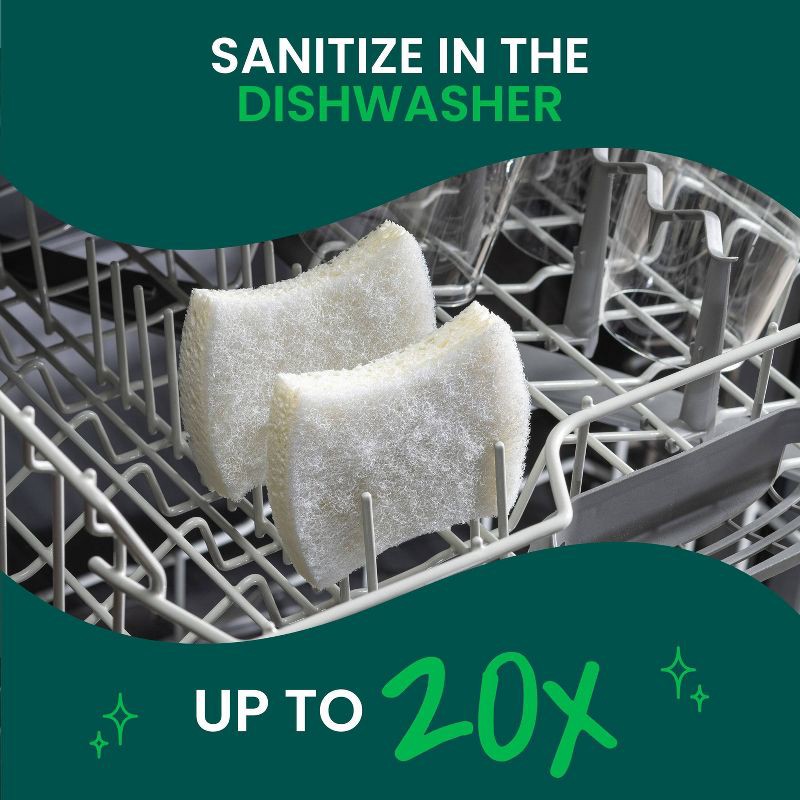 slide 7 of 9, Scotch-Brite Greener Clean Non-Scratch Scrub Sponges - 3ct, 3 ct