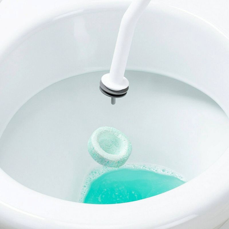 slide 4 of 12, Scotch-Brite Scrub & Drop Dissolvable Toilet Bowl Cleaning System - 1 Wand & Stand and 4 Dissolvable Refill Tablets, 1 ct