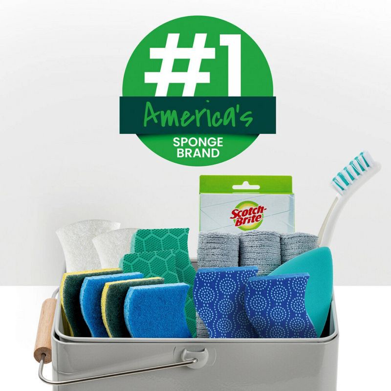 slide 10 of 10, Scotch-Brite Greener Clean Non-Scratch Scrub Sponges - 6ct, 6 ct