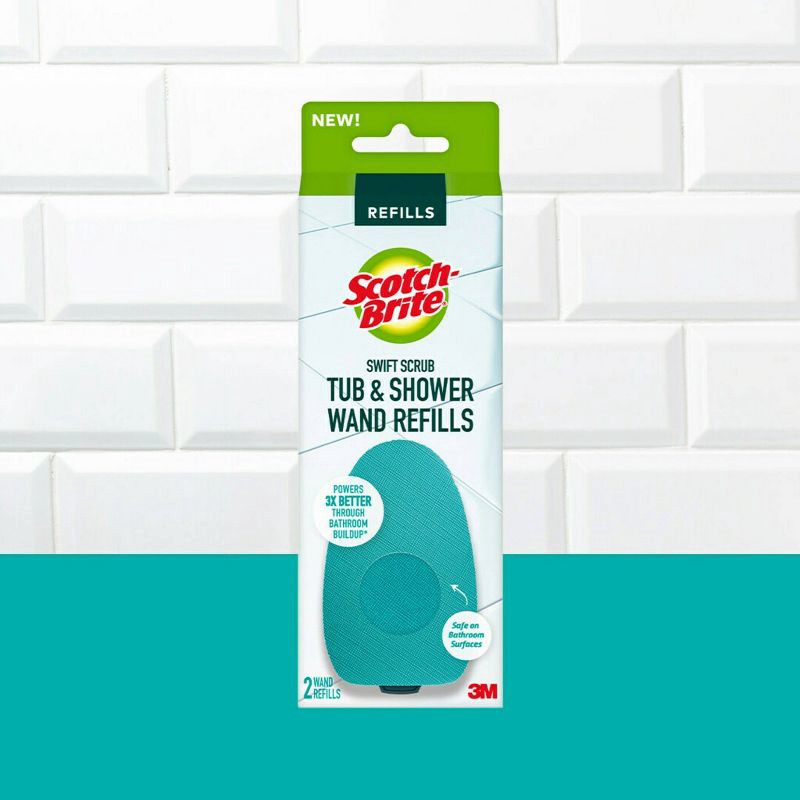 slide 9 of 9, Scotch-Brite Swift Scrub Tub & Shower Wand, 1 ct