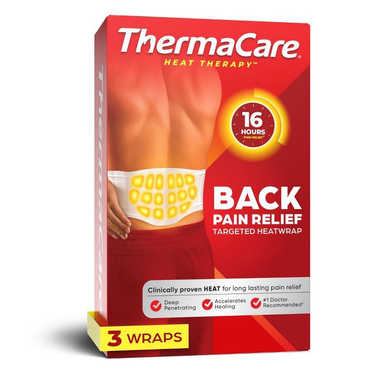 slide 1 of 10, ThermaCare Lower Back/Hip Heatwrap - 3ct, 3 ct