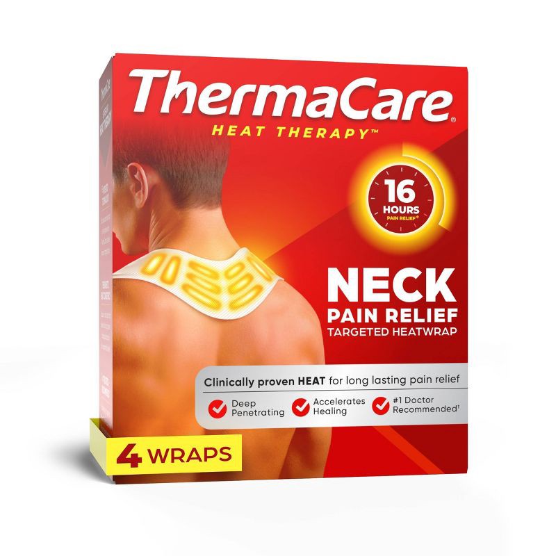 slide 1 of 10, ThermaCare Neck Wrist Shoulder Heatwrap - 4ct, 4 ct