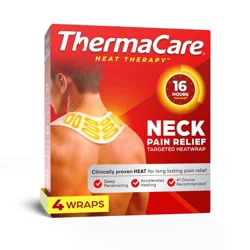 ThermaCare Neck Wrist Shoulder Heatwrap - 4ct