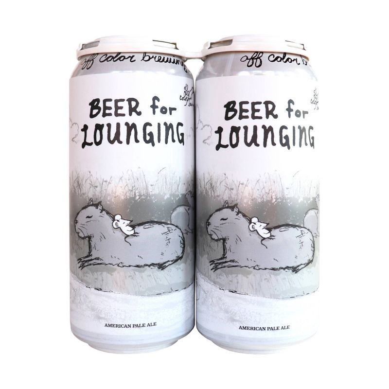 slide 1 of 3, Off Color Brewing Off Color Beer for Lounging 4pk Cans, 4 ct