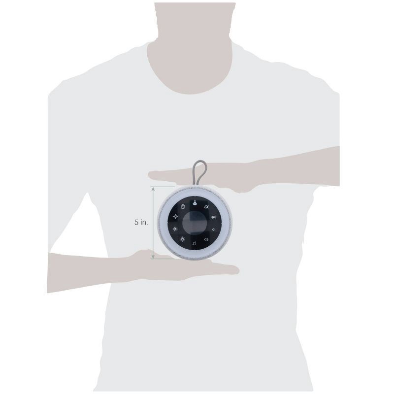 slide 9 of 10, ICU Health White Noise Machine With 32 Soothing Sounds, 1 ct