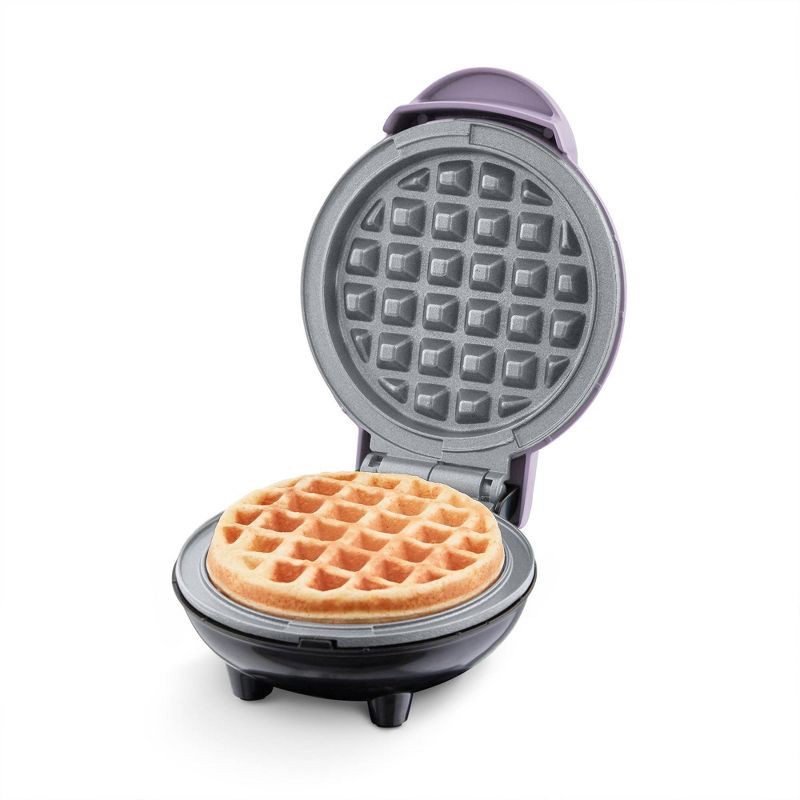 slide 2 of 6, Dash Mini Waffle Maker - Lilac, 1 ct