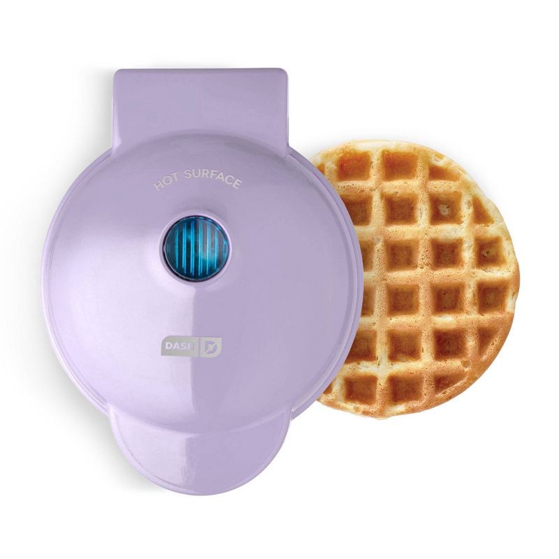 slide 2 of 8, Dash Mini Waffle Maker - Lilac, 1 ct