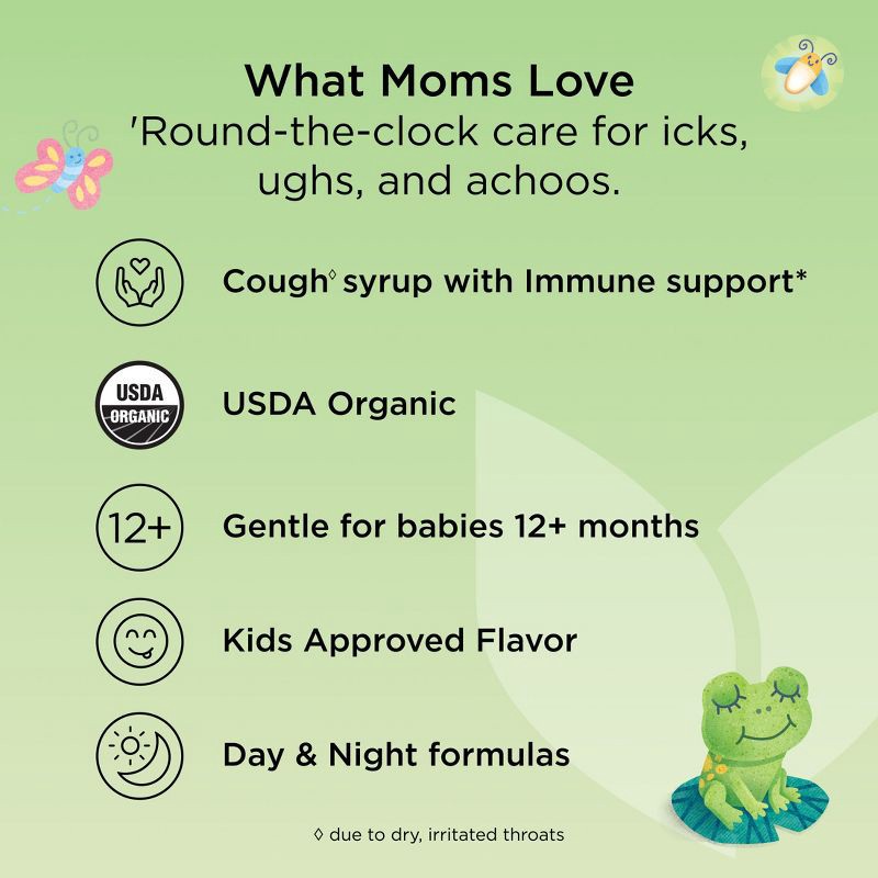 slide 6 of 8, Hyland's Naturals Baby Organic Cough & Immune Day/Night Combo - 4oz, 4 oz