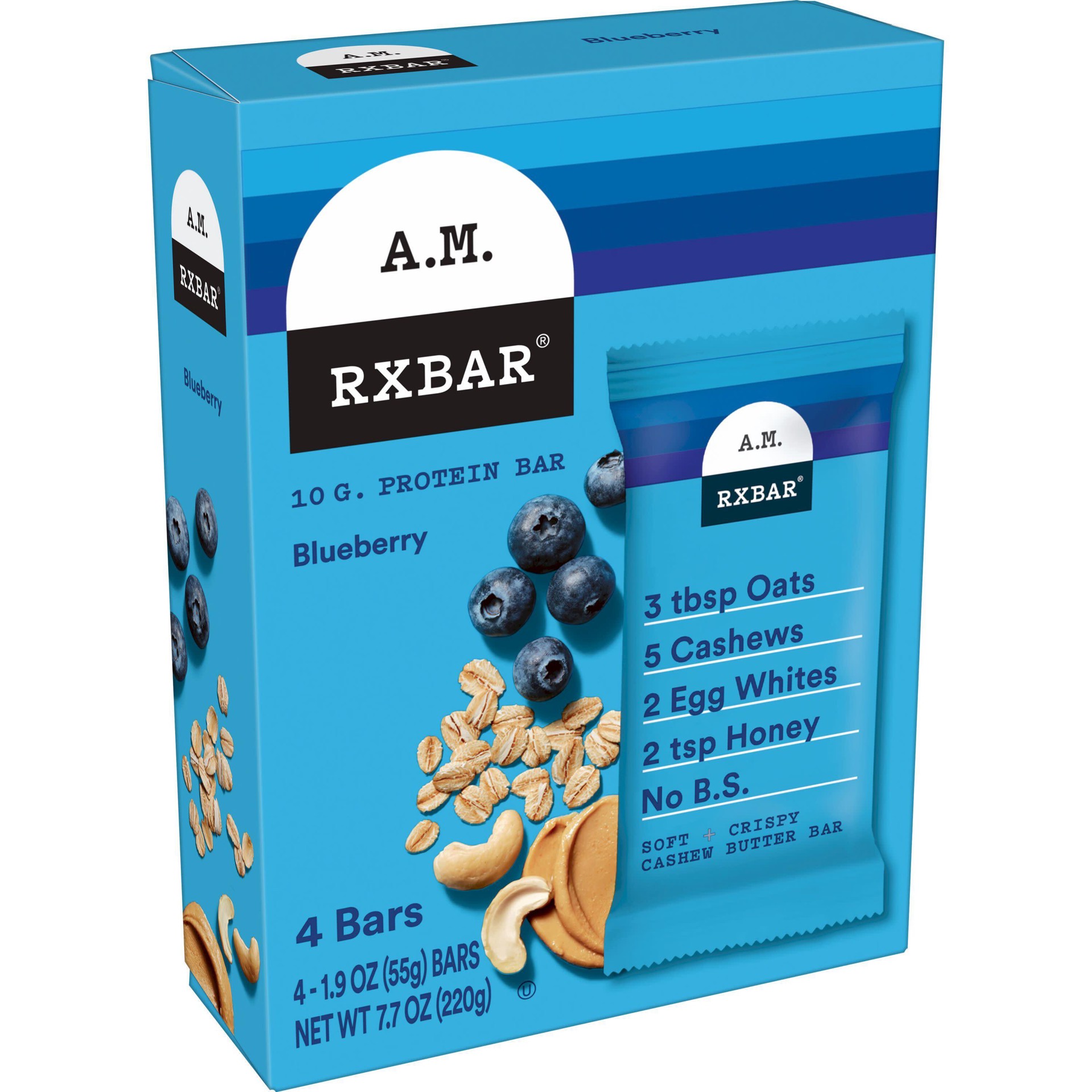RXBAR A.M. Blueberry 7.7oz/4ct 4 ct Shipt