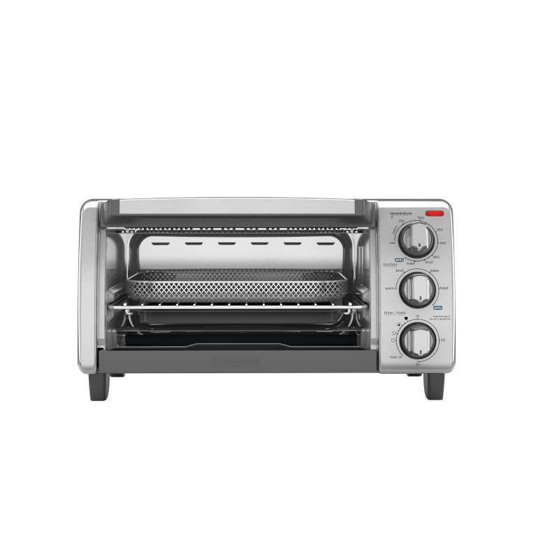 slide 2 of 8, BLACK+DECKER 4 Slice Air Fry Toaster Oven - TO1747SSG, 1 ct