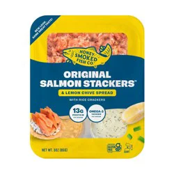 Honey Smoked Fish Co. Salmon Stackers Original - 3oz