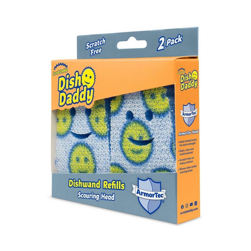 slide 8 of 9, Scrub Daddy Dish Daddy Scour Heads - 2ct, 2 ct