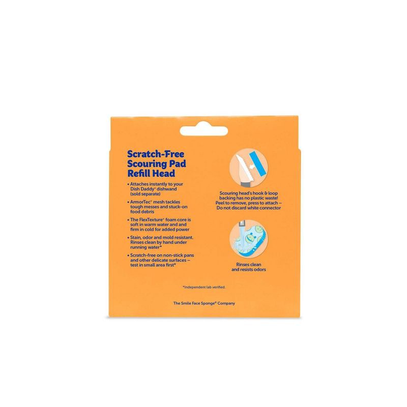 slide 9 of 9, Scrub Daddy Dish Daddy Scour Heads - 2ct, 2 ct