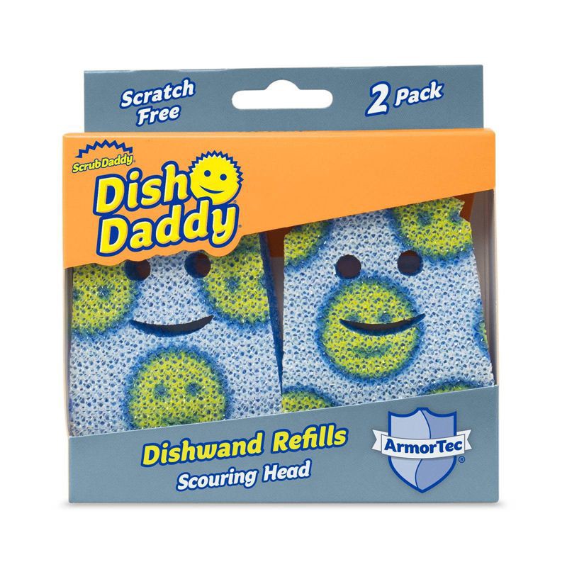 slide 1 of 9, Scrub Daddy Dish Daddy Scour Heads - 2ct, 2 ct