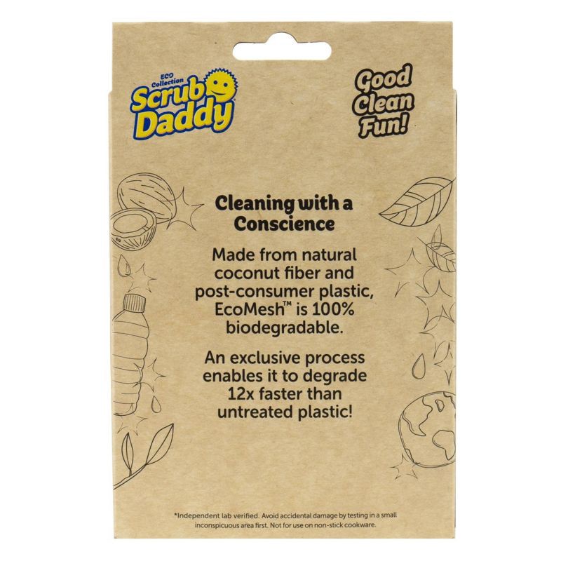 slide 7 of 13, Scrub Daddy Coco Mesh Scrubber - 2ct, 2 ct