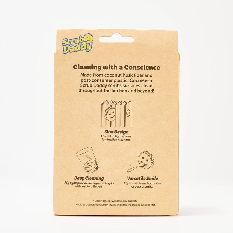 slide 10 of 13, Scrub Daddy Coco Mesh Scrubber - 2ct, 2 ct