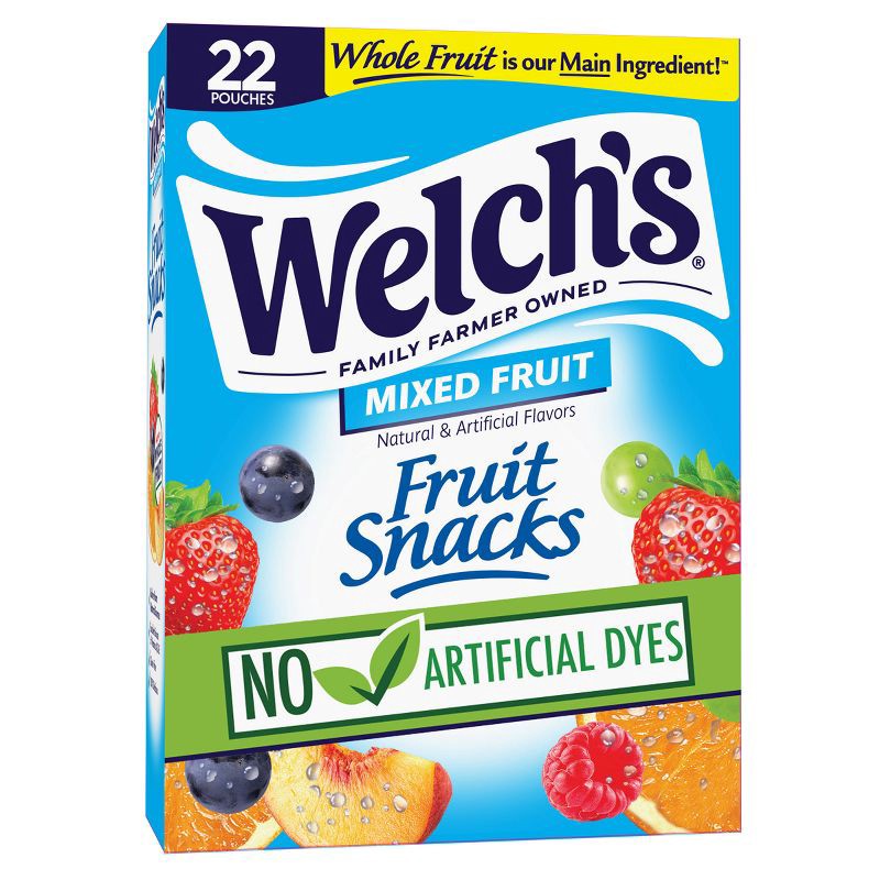 slide 1 of 7, WELCH's Fruit Snacks Mixed Fruit - 17.6oz/22ct, 22 ct; 17.6 oz