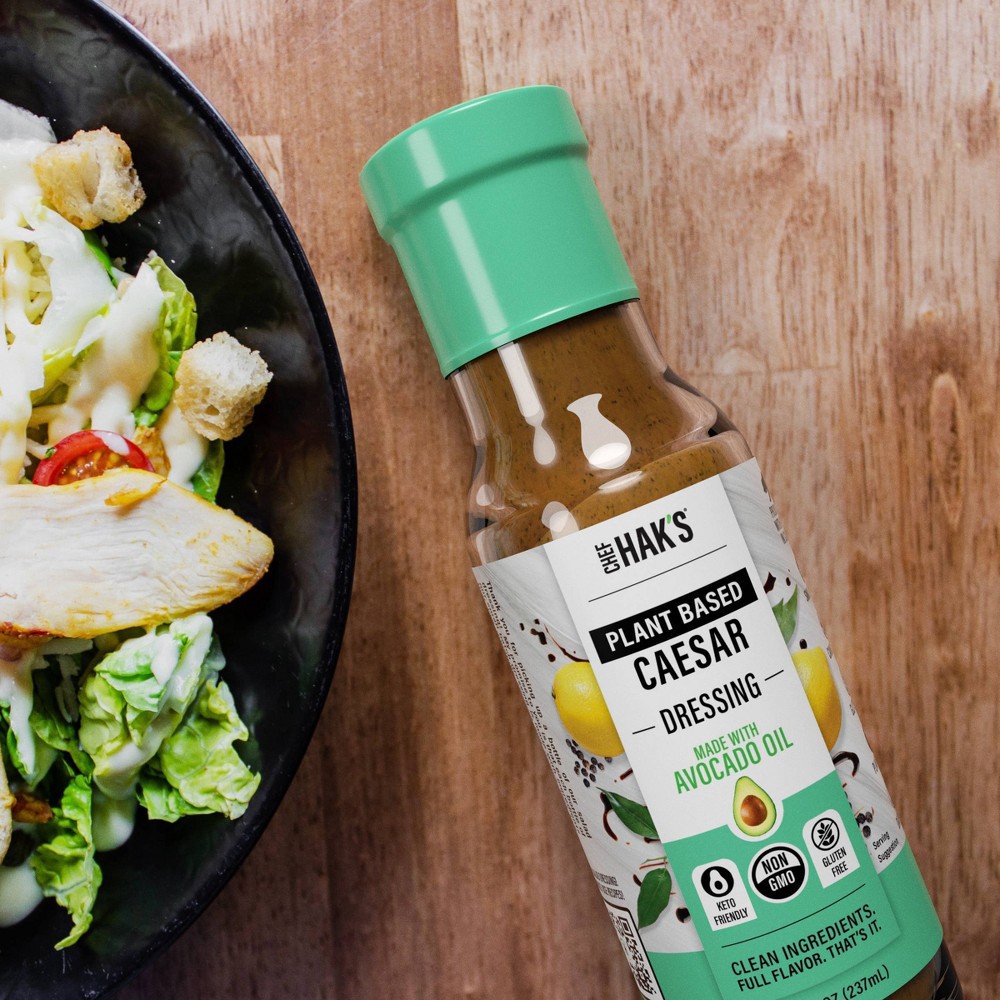 Chef Hak's Plant Based Caesar Dressing 8 fl oz 8 fl oz Shipt