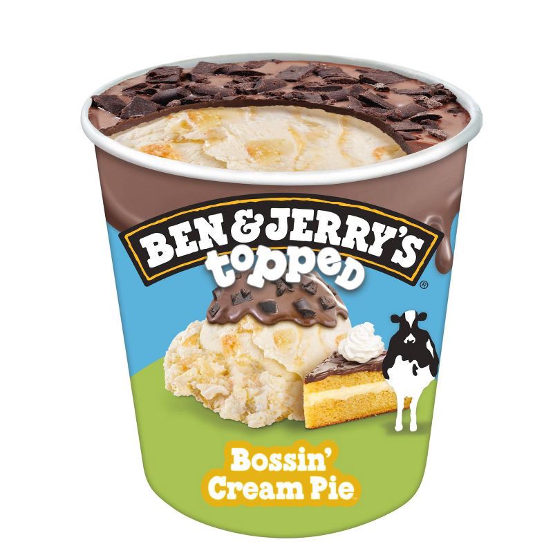 slide 2 of 5, Ben & Jerry's Topped Bossin' Cream Pie Frozen Ice Cream - 15.2oz, 15.2 oz