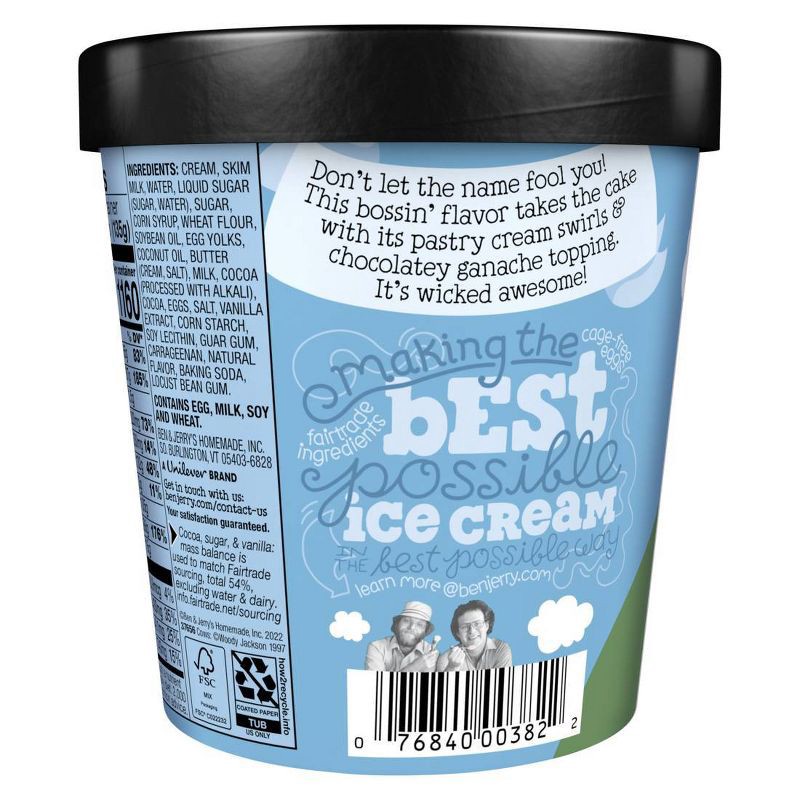 slide 3 of 5, Ben & Jerry's Topped Bossin' Cream Pie Frozen Ice Cream - 15.2oz, 15.2 oz