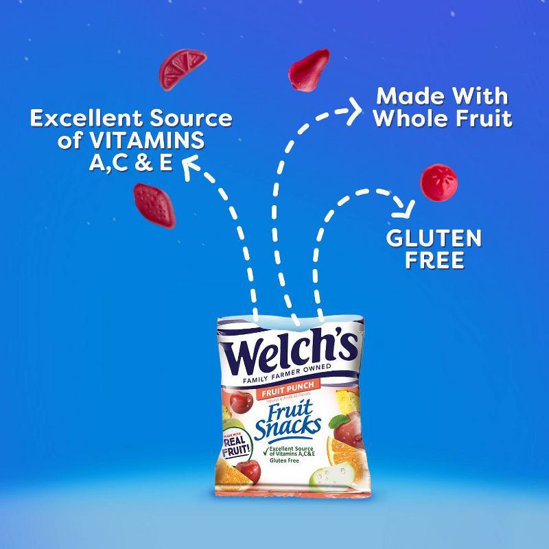 slide 3 of 7, WELCH's Fruit Snacks Berries N' Cherries & Fruit Punch - 17.6oz/22ct, 22 ct; 17.6 oz