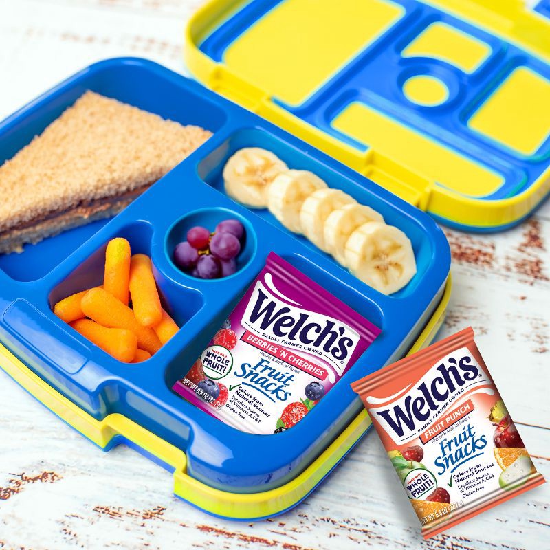 slide 4 of 5, WELCH's Fruit Snacks Berries N' Cherries & Fruit Punch - 17.6oz/22ct, 22 ct; 17.6 oz