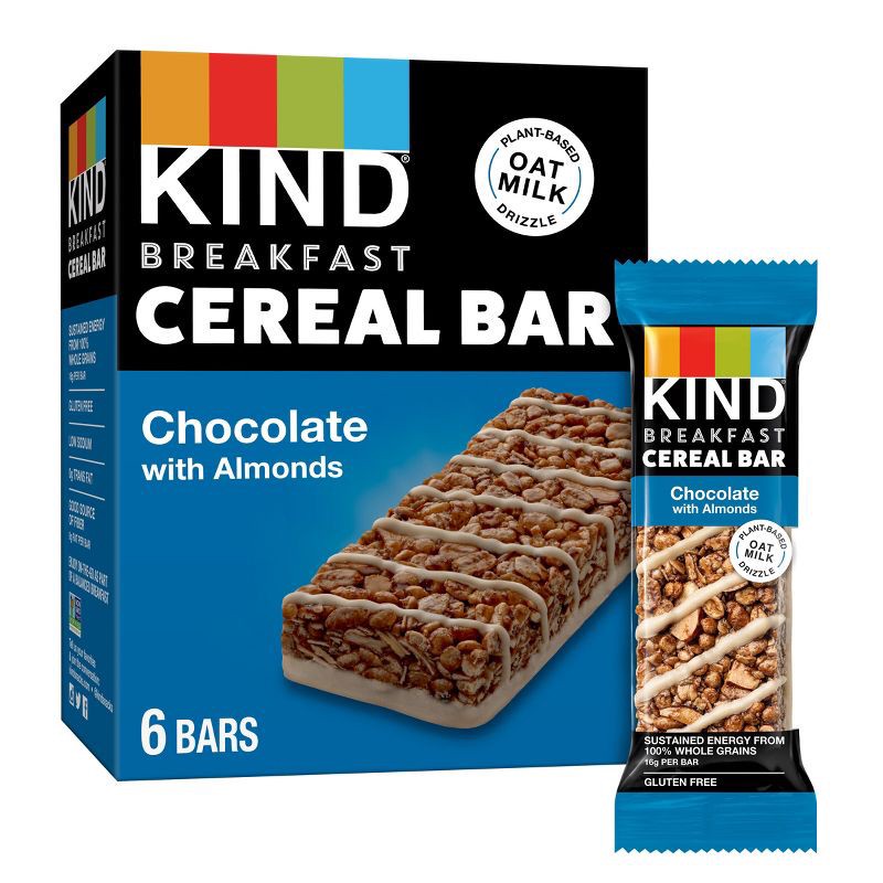 slide 1 of 1, KIND Cereal Bar Chocolate with Almonds - 9.3oz/6ct, 6 ct; 9.3 oz