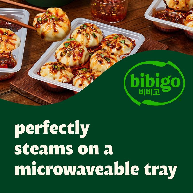 slide 4 of 11, bibigo Frozen Chicken & Vegetable Steamed Dumplings - 6.6oz, 6.6 oz