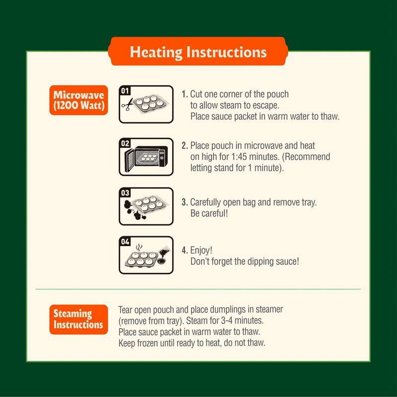 slide 11 of 11, bibigo Frozen Chicken & Vegetable Steamed Dumplings - 6.6oz, 6.6 oz