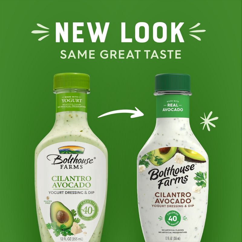 slide 2 of 5, Bolthouse Farms Cilantro Avocado Yogurt Dressing & Dip - 12 fl oz, 12 fl oz