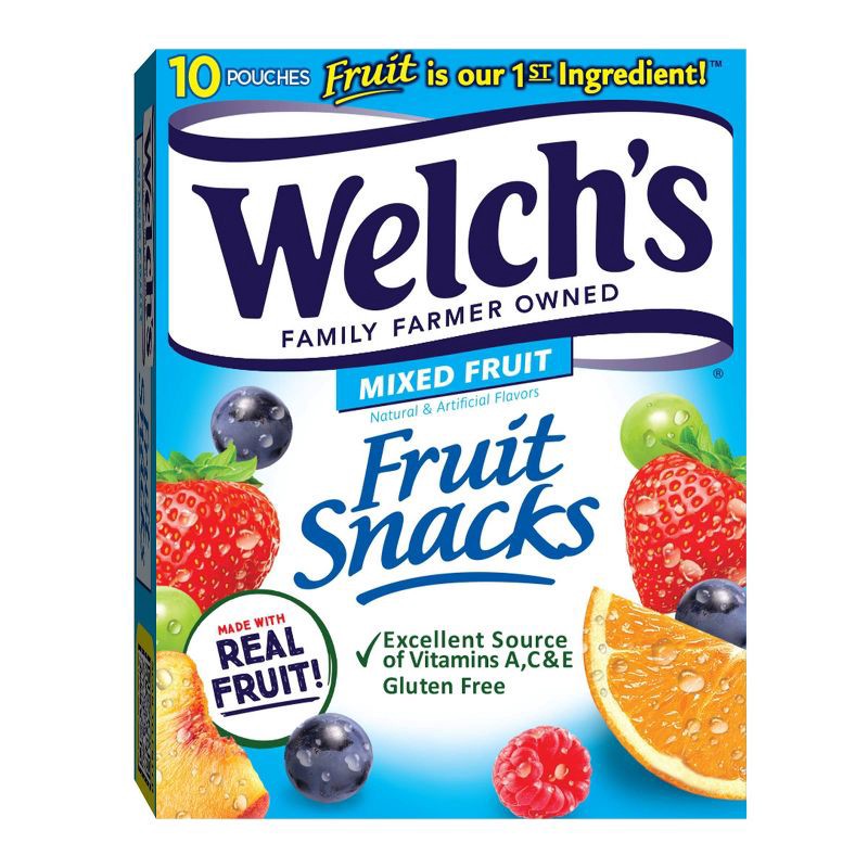 slide 1 of 6, WELCH's Fruit Snacks Mixed Fruit - 8oz/10ct, 10 ct; 8 oz