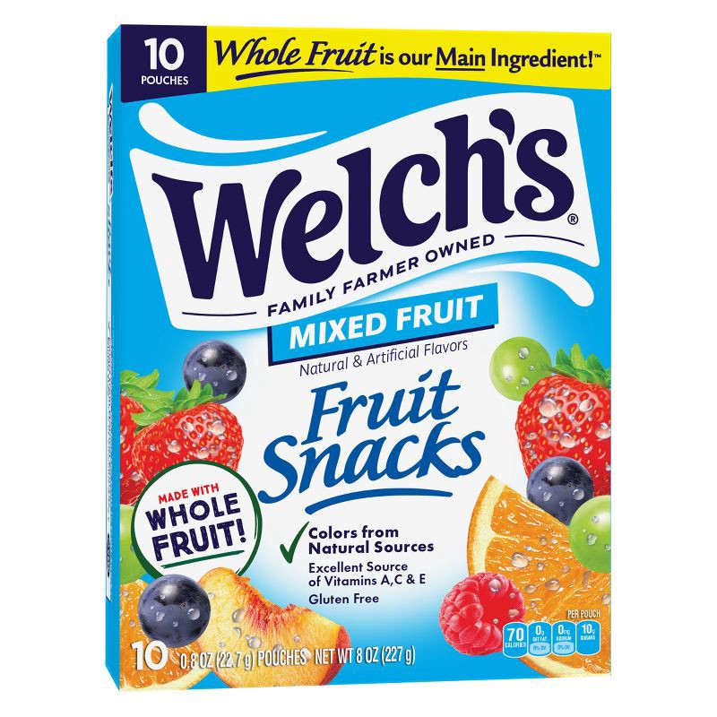 slide 1 of 4, WELCH's Fruit Snacks Mixed Fruit - 8oz/10ct, 10 ct; 8 oz