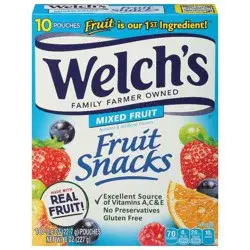 WELCH's Fruit Snacks Mixed Fruit - 8oz/10ct