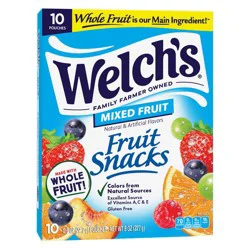WELCH's Fruit Snacks Mixed Fruit - 8oz/10ct