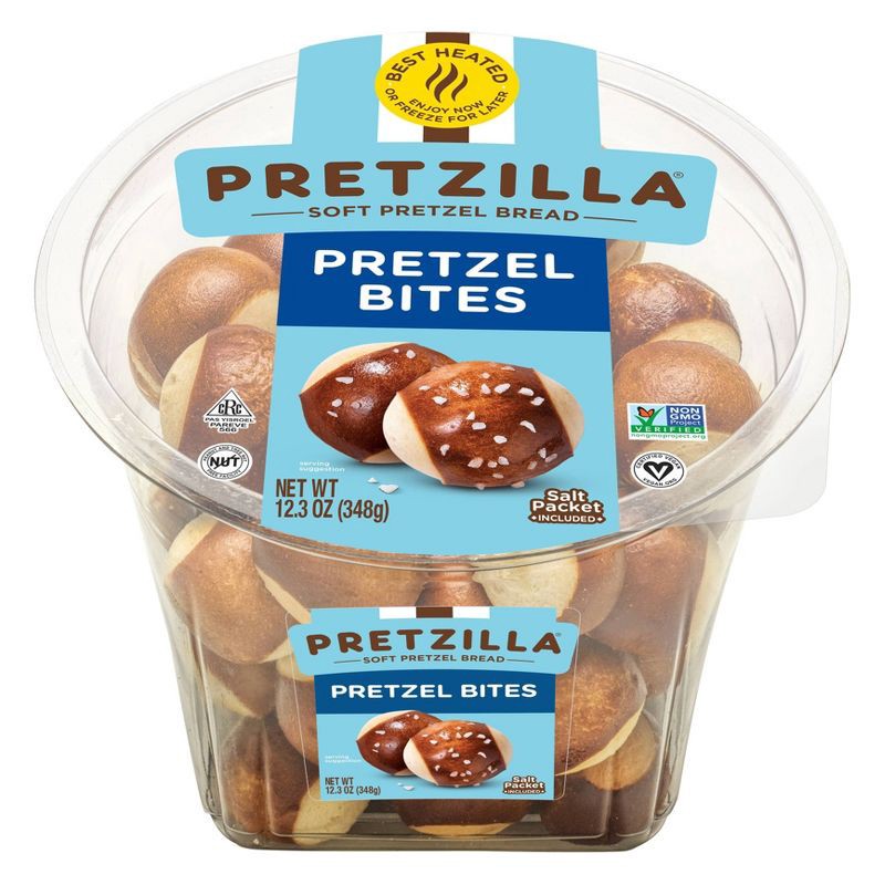 slide 3 of 7, Pretzilla Soft Pretzel Bites Tub - 12.3oz, 12.3 oz