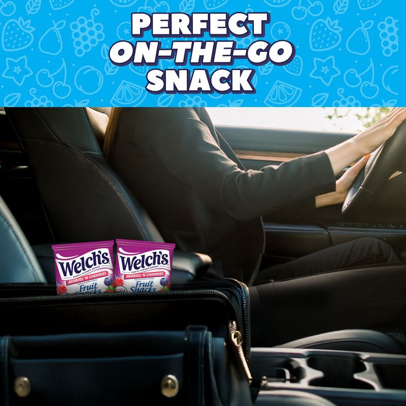 slide 3 of 6, WELCH's Fruit Snacks Berries 'n Cherries - 32oz/40ct, 40 ct