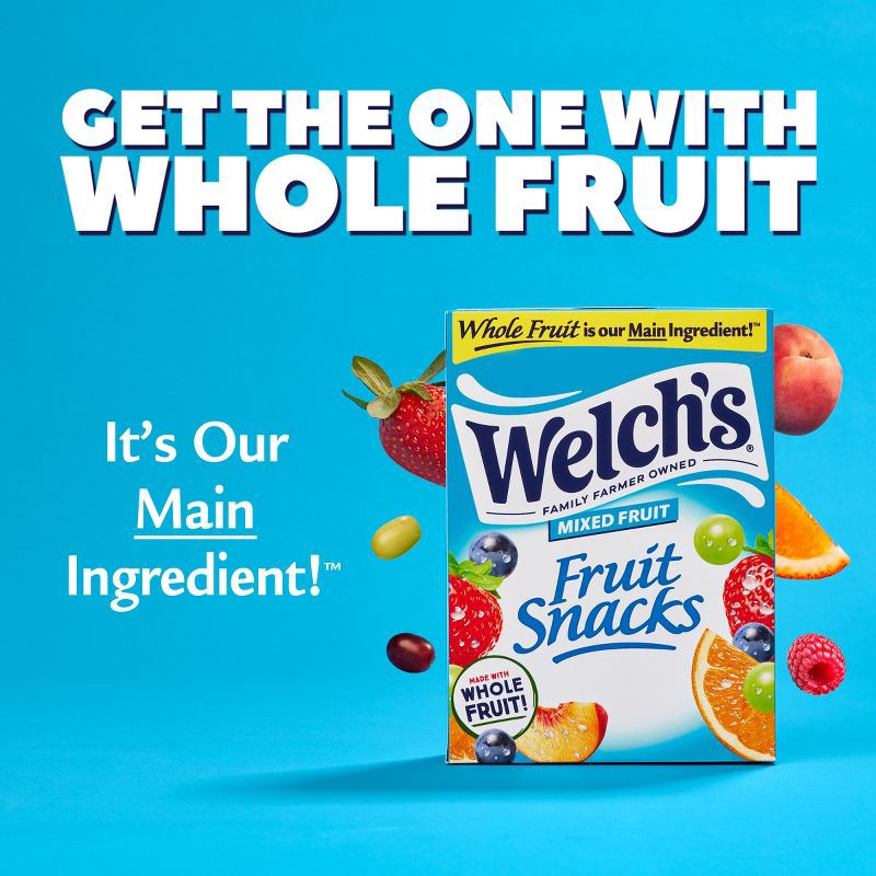 slide 4 of 8, Welch's Fruit Snacks Mixed Fruit - 32oz/40ct, 40 ct