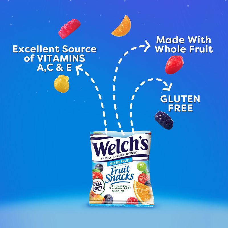 slide 6 of 8, Welch's Fruit Snacks Mixed Fruit - 32oz/40ct, 40 ct