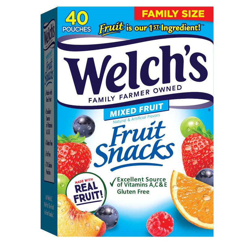 slide 1 of 8, Welch's Fruit Snacks Mixed Fruit - 32oz/40ct, 40 ct