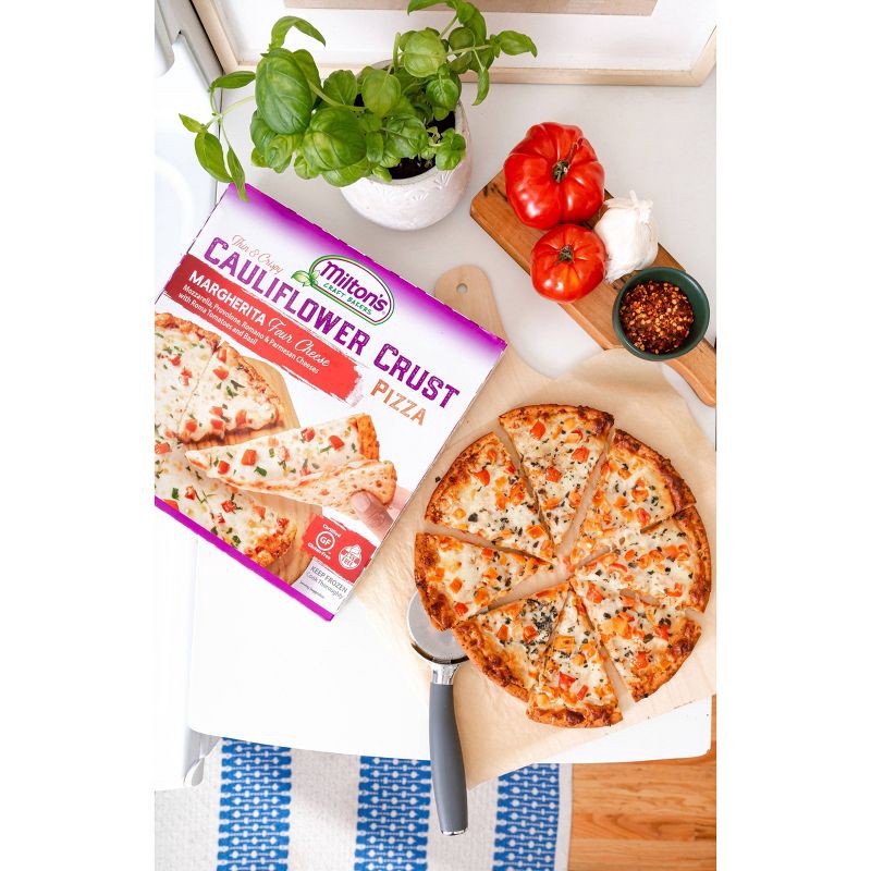 slide 5 of 5, Milton's Craft Bakers Milton's Frozen Margherita Cauliflower Crust Pizza - 11oz, 11 oz