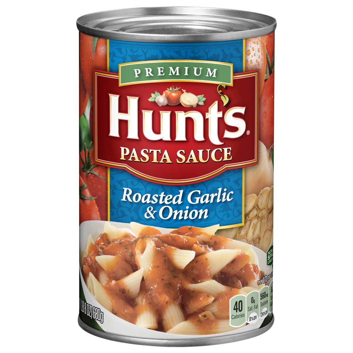 slide 1 of 5, Hunt's Roasted Garlic & Onion Pasta Sauce, 24 oz, 24 oz