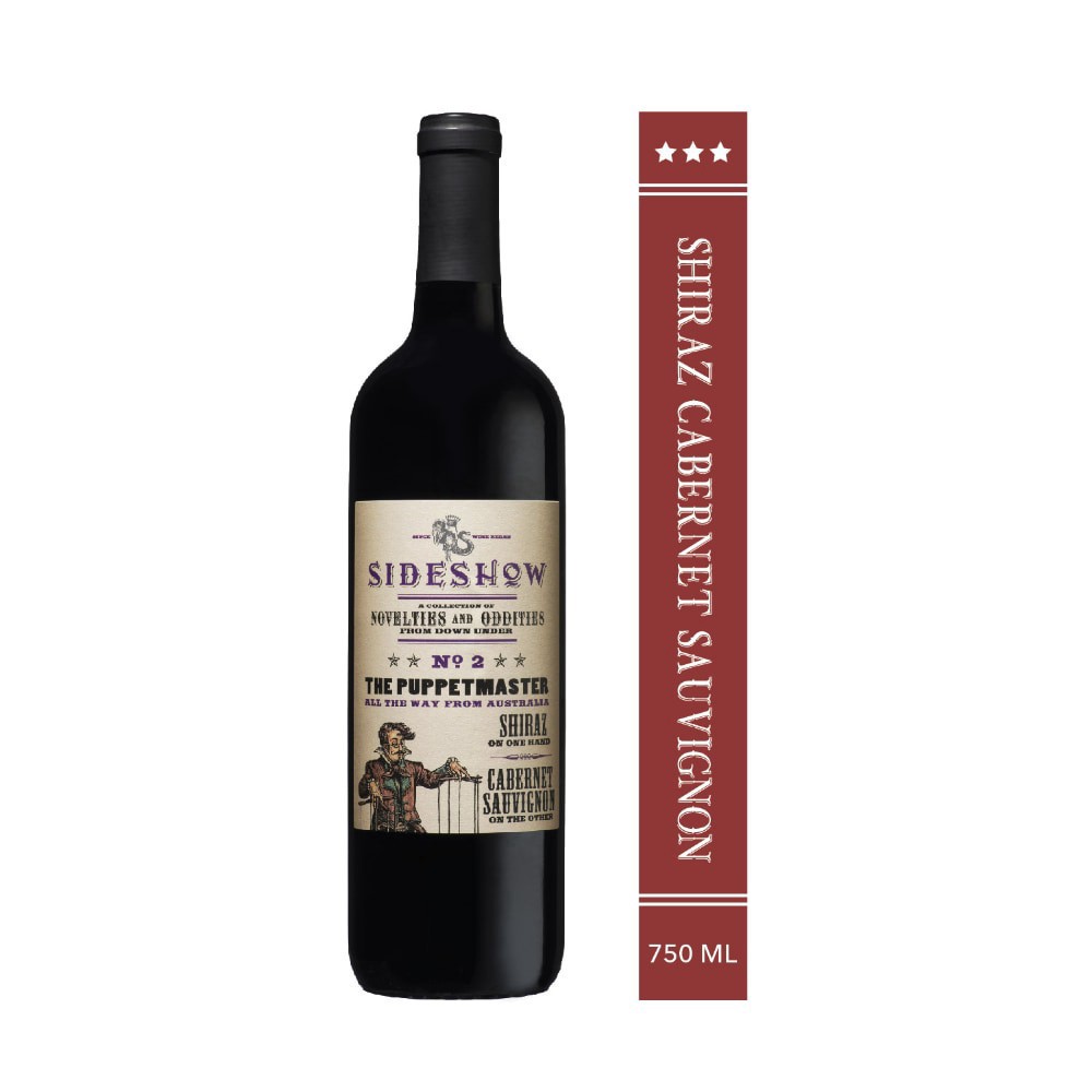 slide 6 of 6, Sideshow Shiraz Cabernet Sauvignon, 750 ml
