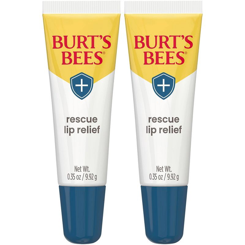 slide 7 of 11, Burt's Bees Rescue Lip Relief Lip Balm - 0.35oz/2ct, 0.35 oz, 2 ct