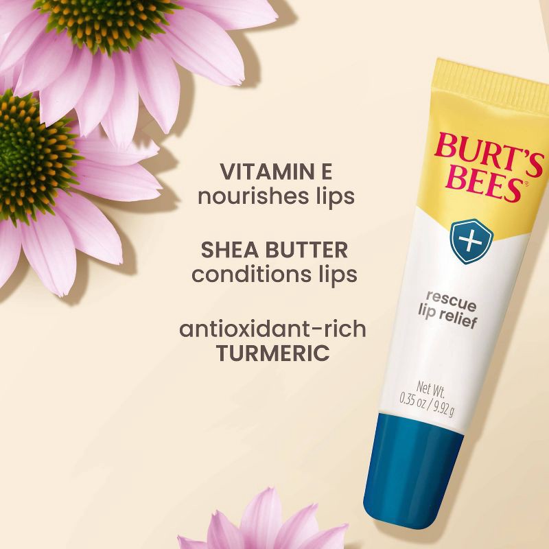 slide 9 of 11, Burt's Bees Rescue Lip Relief Lip Balm - 0.35oz/2ct, 0.35 oz, 2 ct